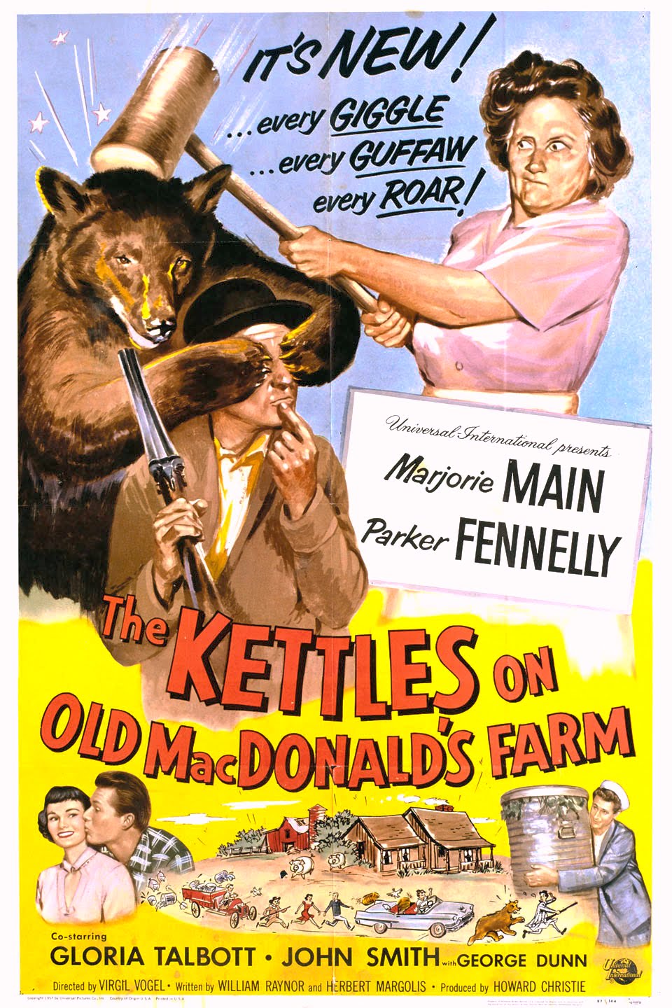The Kettles On Old MacDonald's Farm on DVD, Comedy, Marjorie Main, Parker Fennelly
