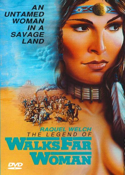 The Legend Of The Far Walks Woman on DVD, Western, Raquel Welch, Bradford Dillman