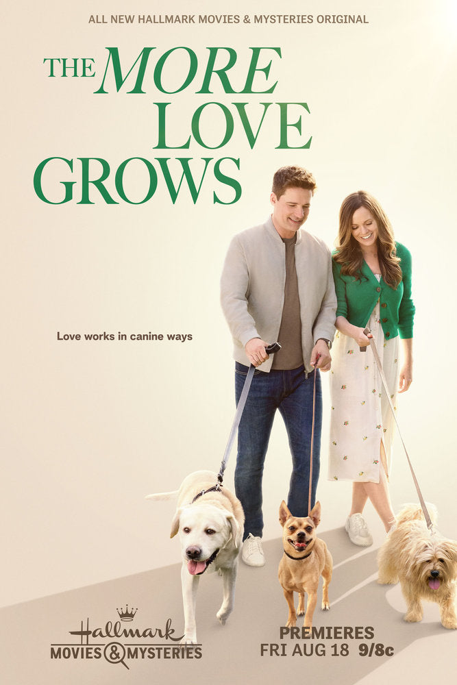 THE MORE LOVE GROWS DVD HALLMARK MOVIE 2023 Rachel Boston