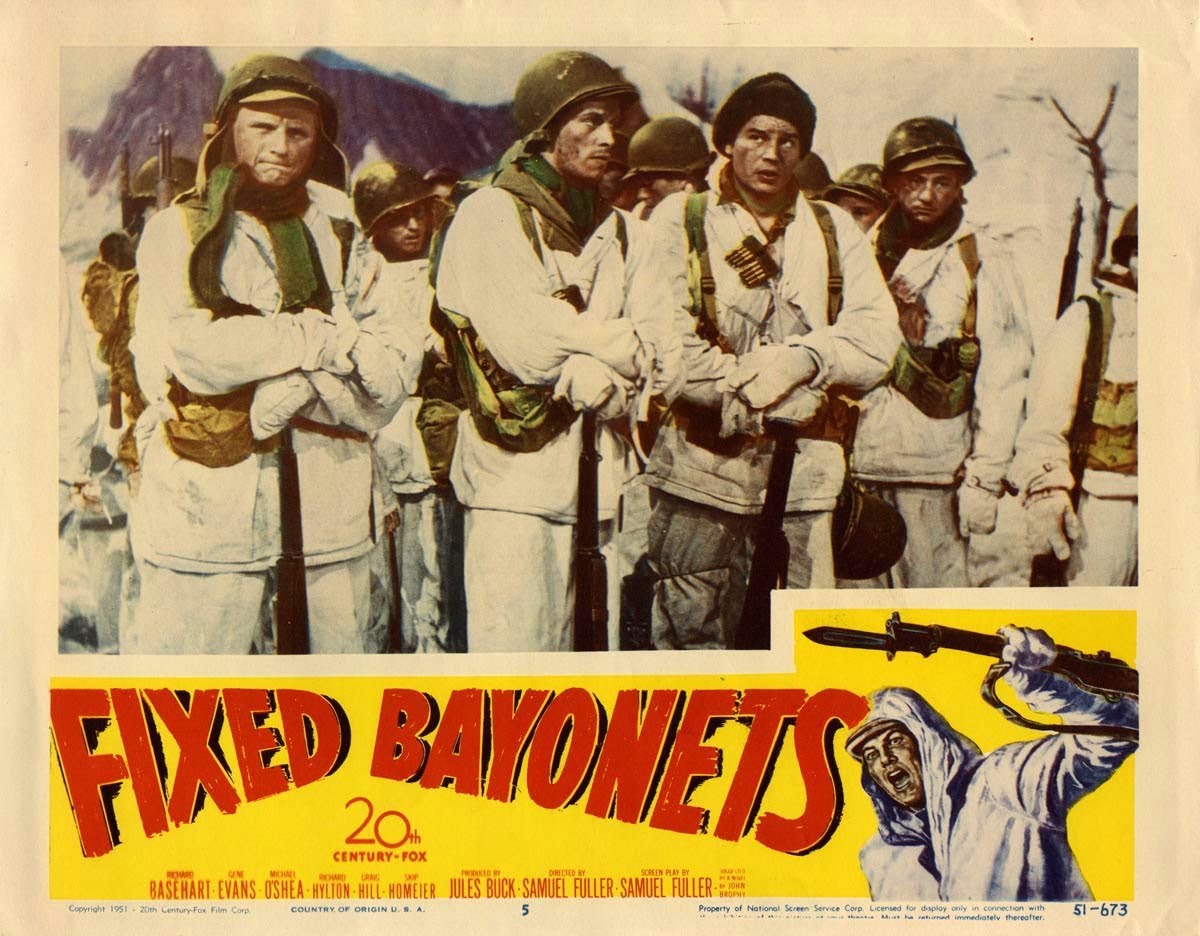 Fixed Bayonets! (1951) Movie on DVD $9.99