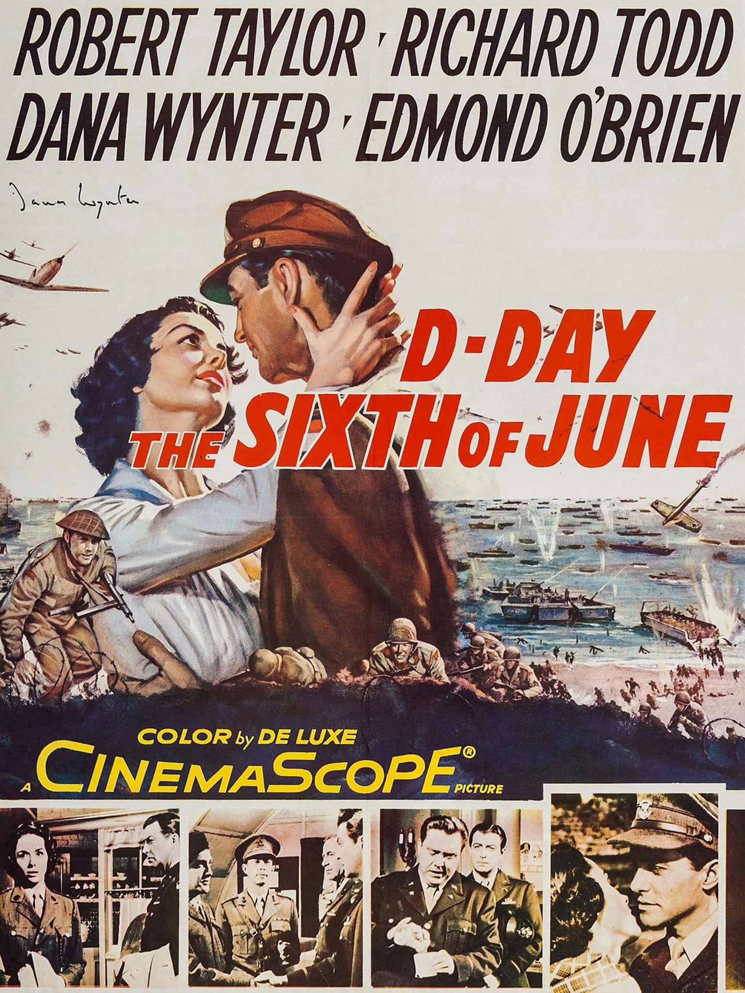 D-Day the Sixth of June (1956) Movie on DVD $9.99