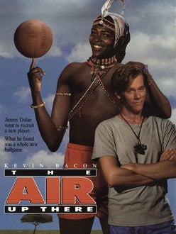 The Air Up There Movie on DVD $9.99