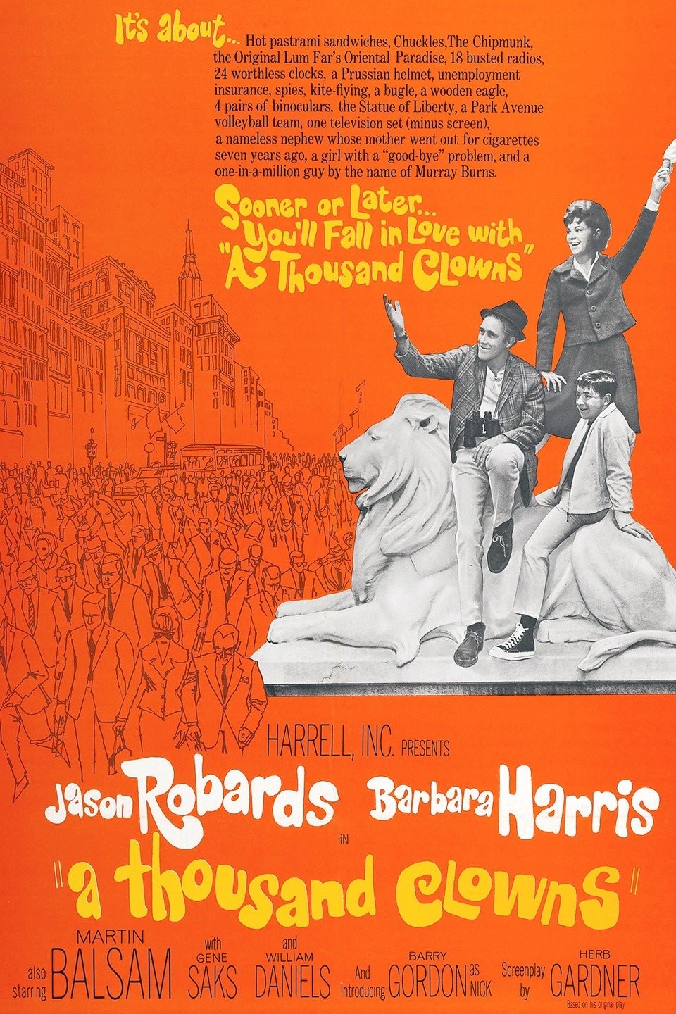 A Thousand Clowns (1965) DVD Movie on DVD