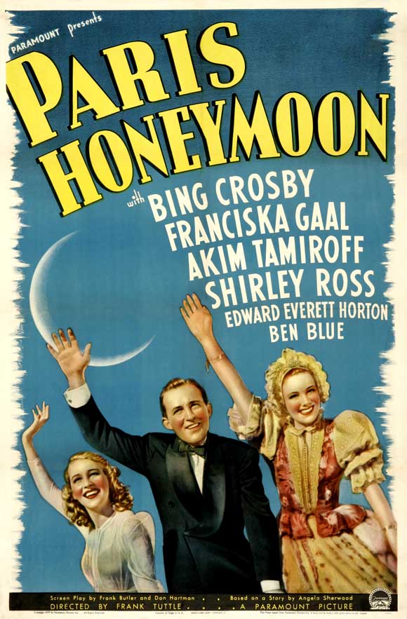Paris Honeymoon 1938 on DVD $9.99