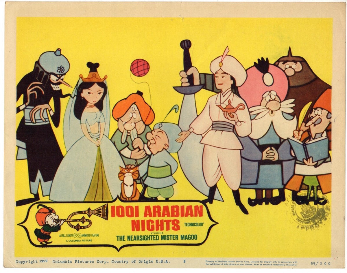Mr. Magoo 1001 Arabian Nights Movie on DVD (1959)