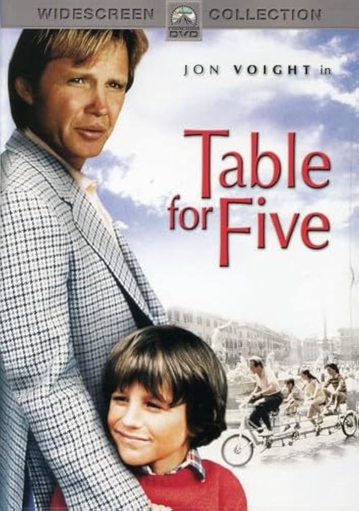 Table For Five on DVD, Romance, Jon Voight, Richard Crenna
